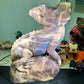 Master piece !! Moonstone Lizard Carvings