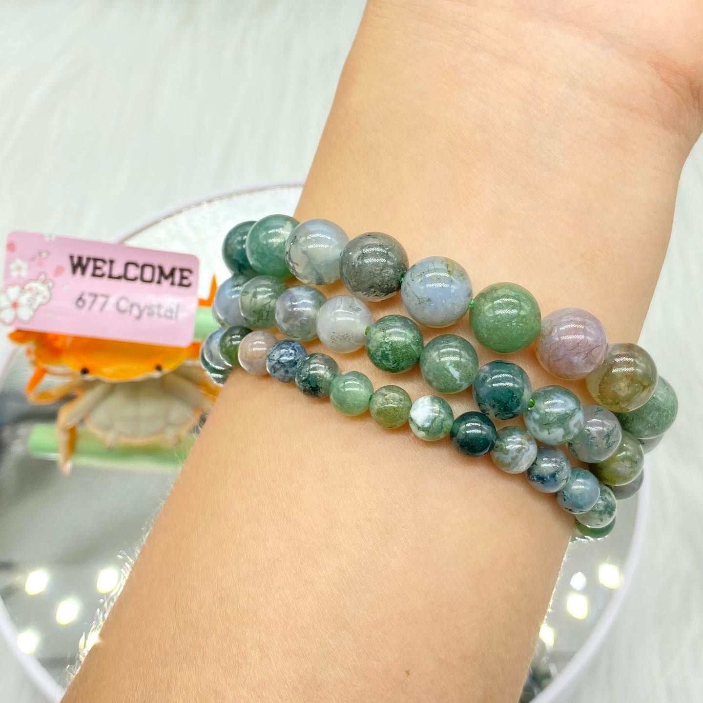 Moss Agate Bracelet