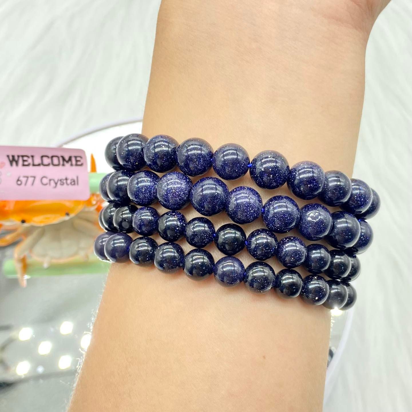 Blue Sand Stone Bracelet