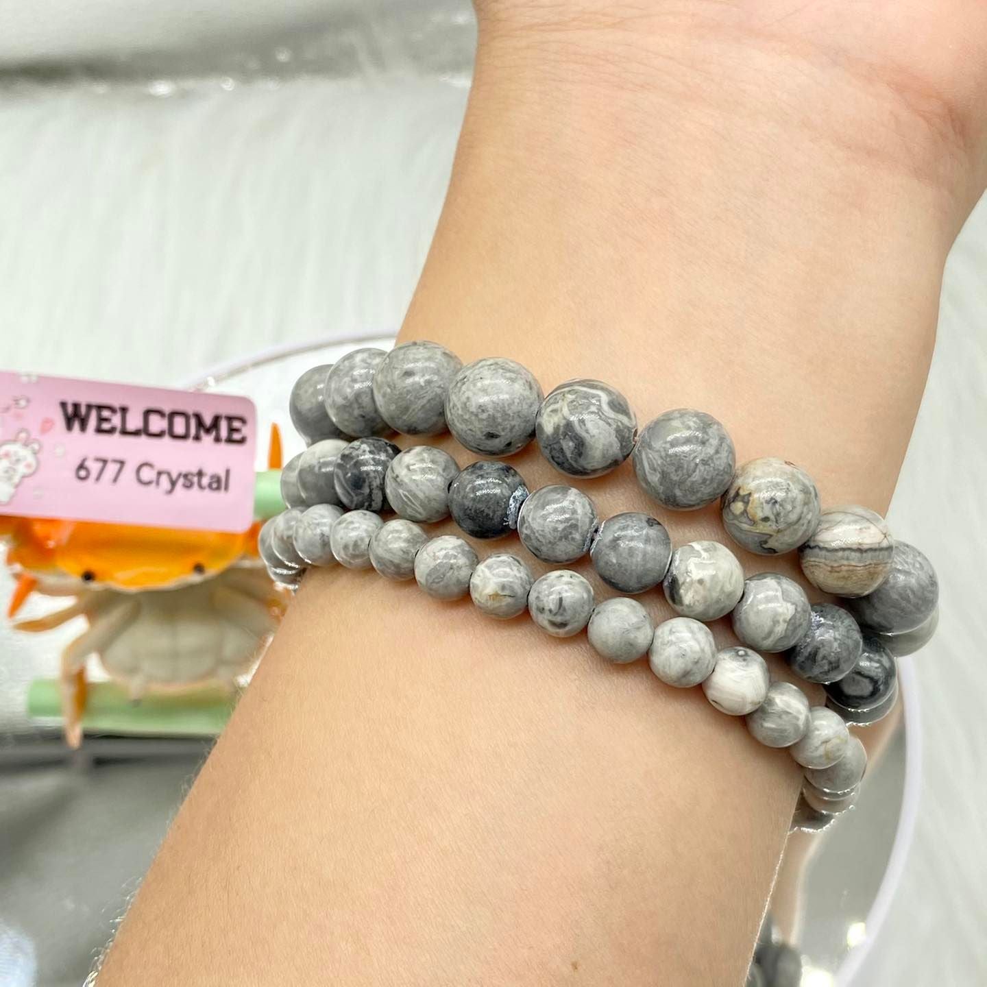 Map Stone Bracelet