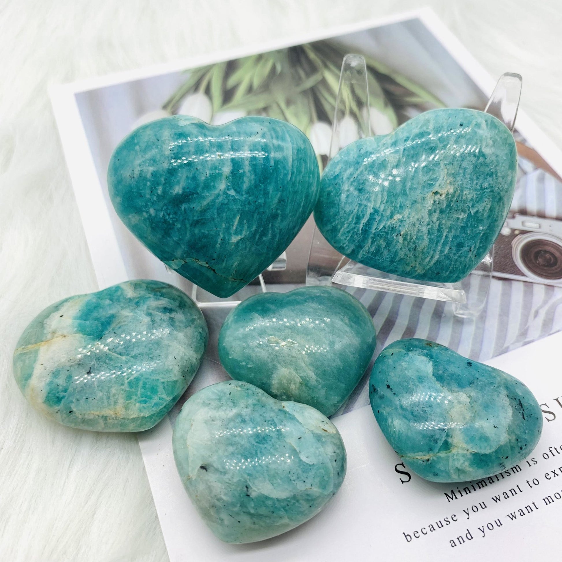 Amazonite Heart - 677 Crystal