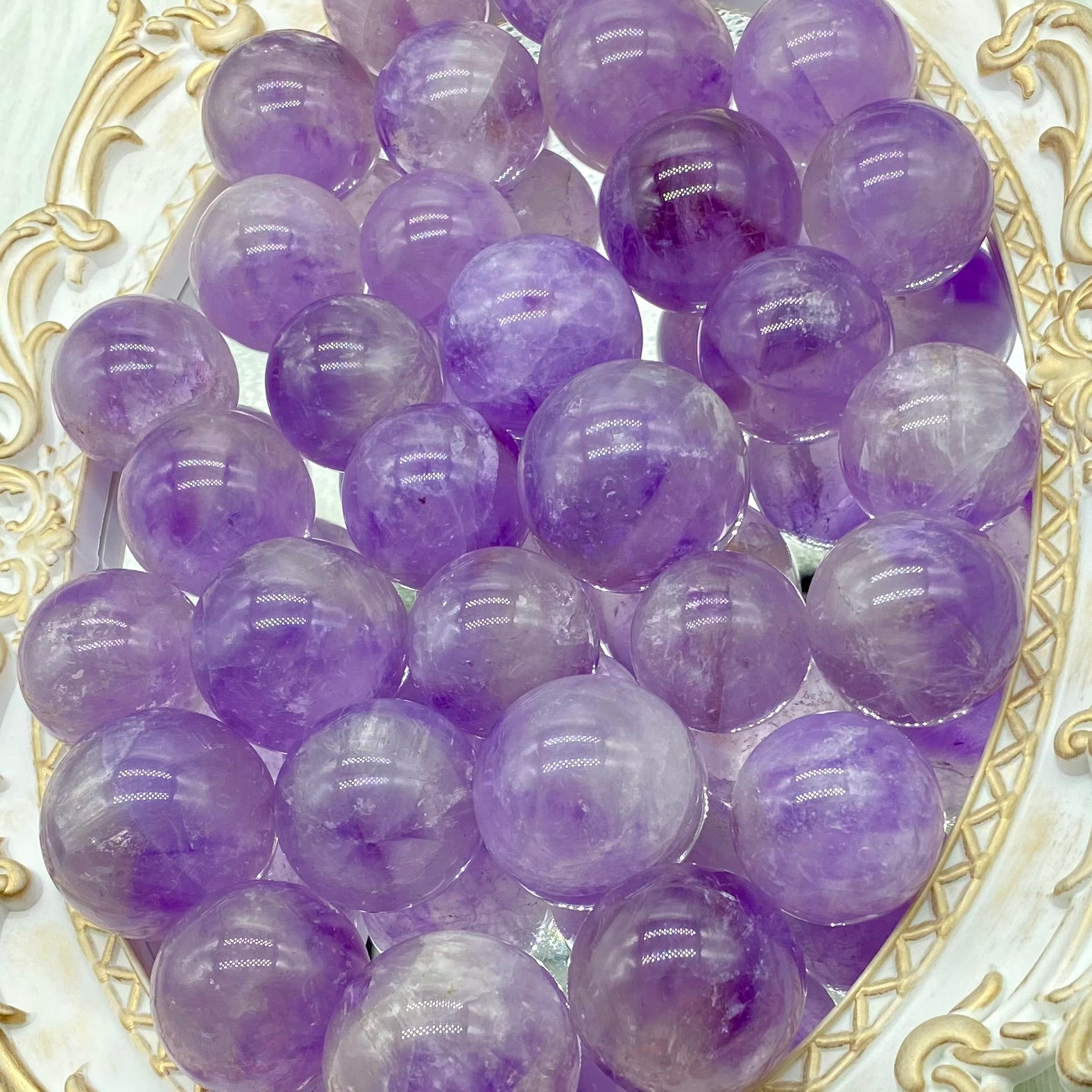 Amethyst Sphere - 677 Crystal