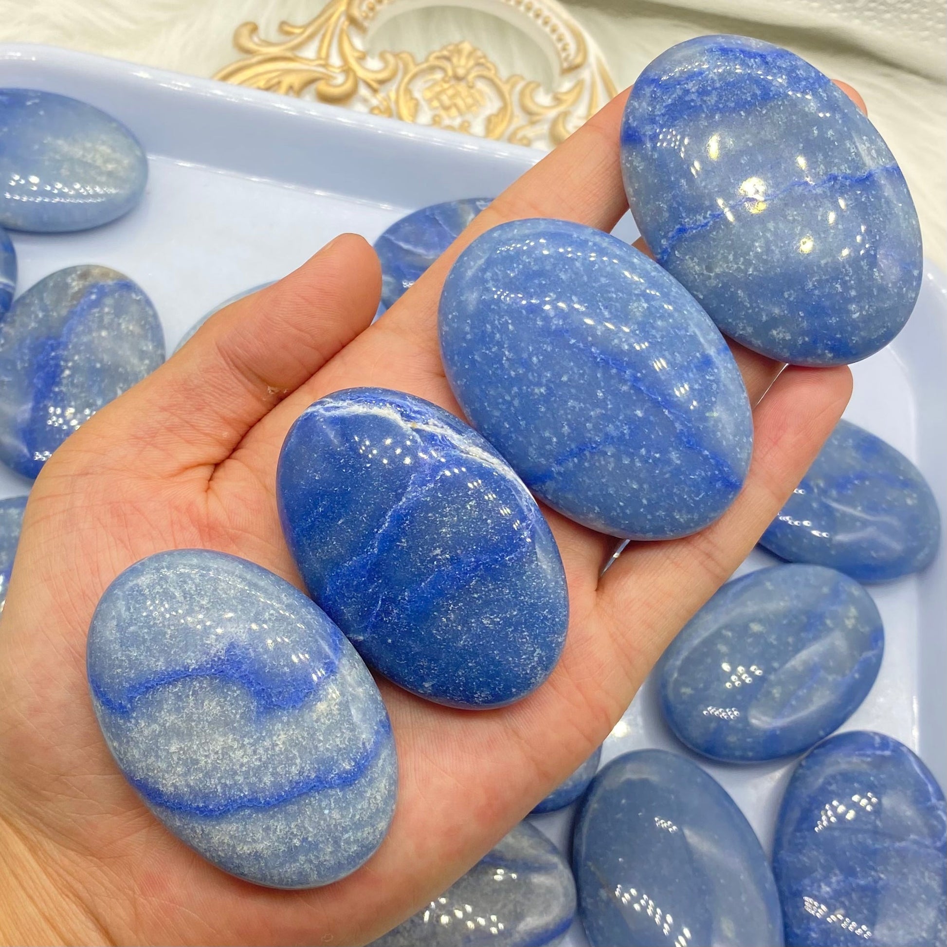 Blue Aventurine Palm - 677 Crystal