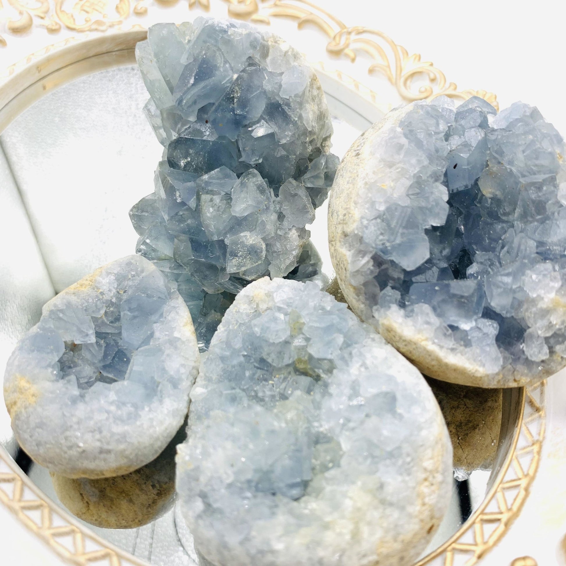 Blue Kyanite Cluster - 677 Crystal