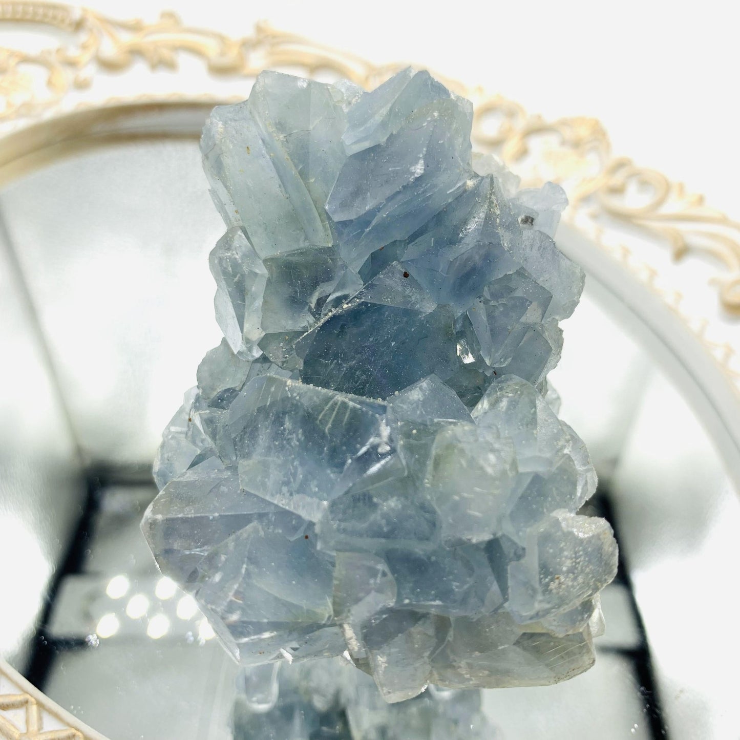 Blue Kyanite Cluster - 677 Crystal