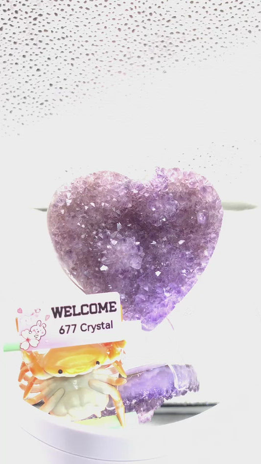 Amethyst Heart